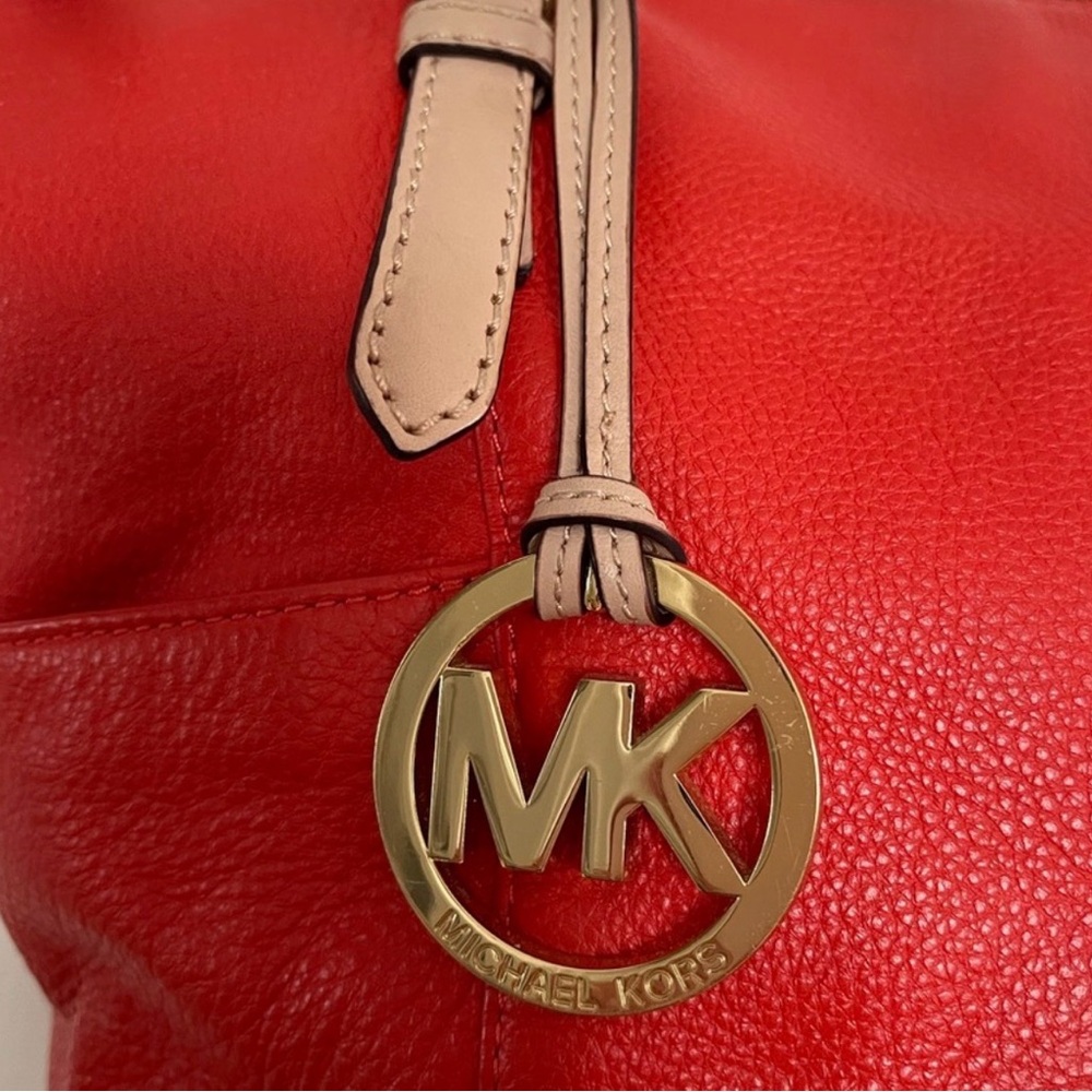 MICHAEL KORS Pebble Leather Jet Set East West Tote Bag - Picture 3 of 10